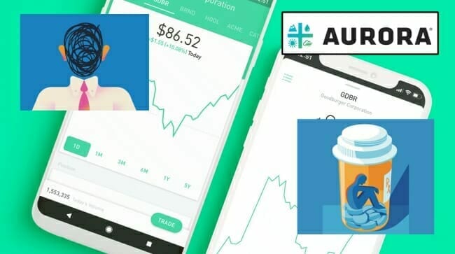 Millennial opioid-users are buying Aurora Cannabis (ACB.T) on a free app