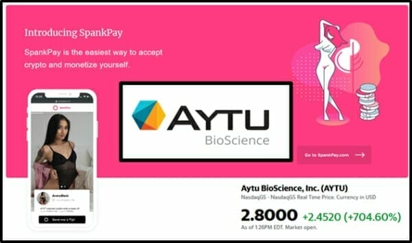 Did Aytu BioScience (AYTU.Q) just SpankChain the NASDAQ?