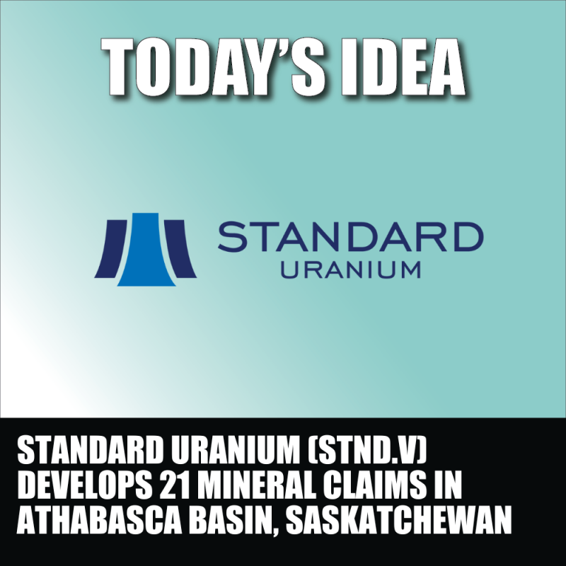 Standard Uranium (STND.V) develops 21 mineral claims in the Athabasca Basin, Saskatchewan