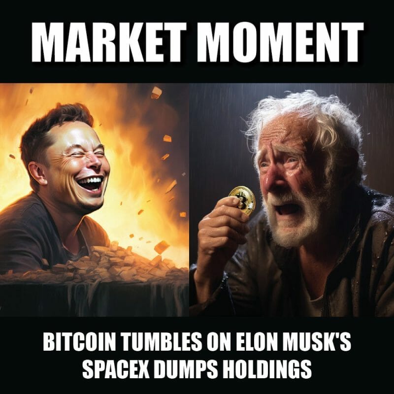 Bitcoin tumbles on Elon Musk’s SpaceX dumps holdings