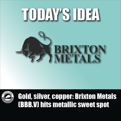 Gold, silver, copper: Brixton Metals (BBB.V) expands BC Thorn copper-gold-silver project