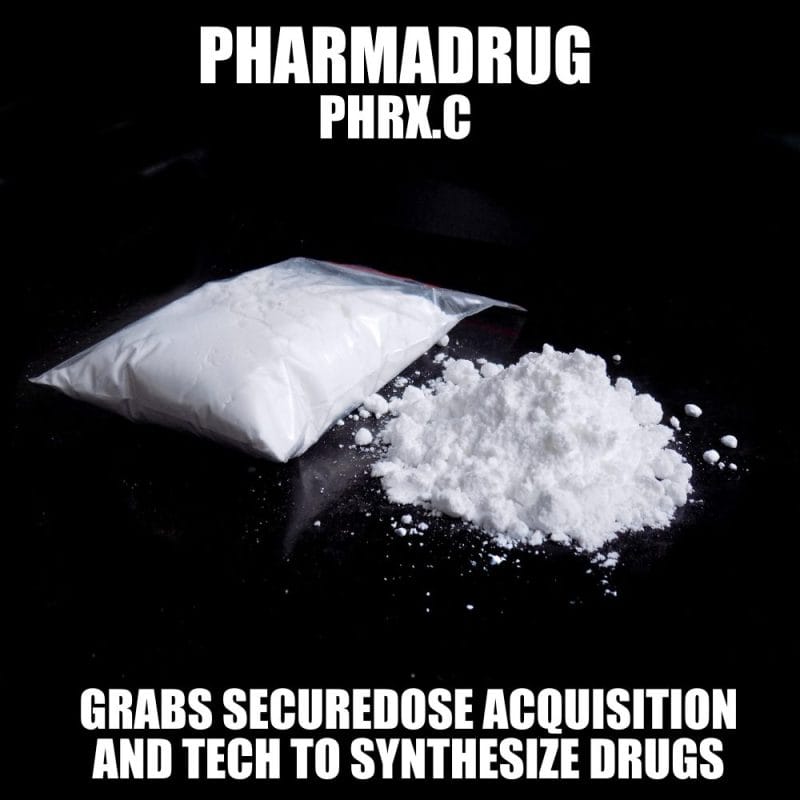 Private med reformulator SecureDose acquired by PharmaDrug Inc (PHRX.C)