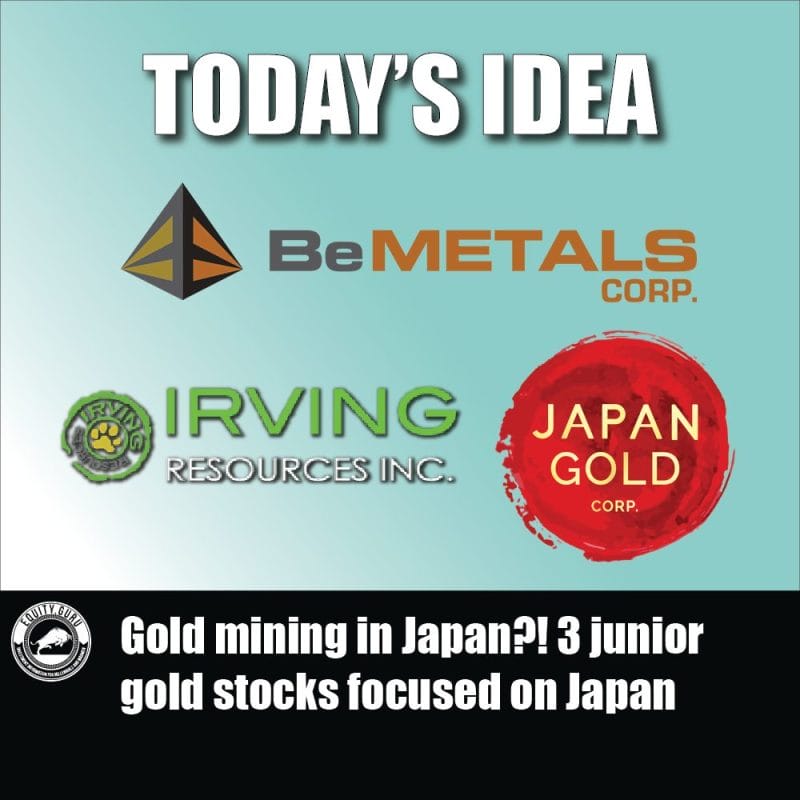 Gold mining in Japan?! 3 junior gold stocks focused on Japan