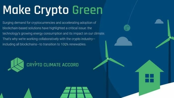 The Crypto Climate Accord and a carbon free future for cryptocurrency