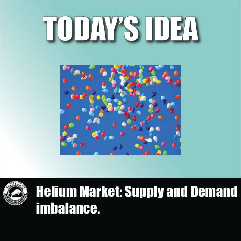 Helium Market: Supply and Demand imbalance.