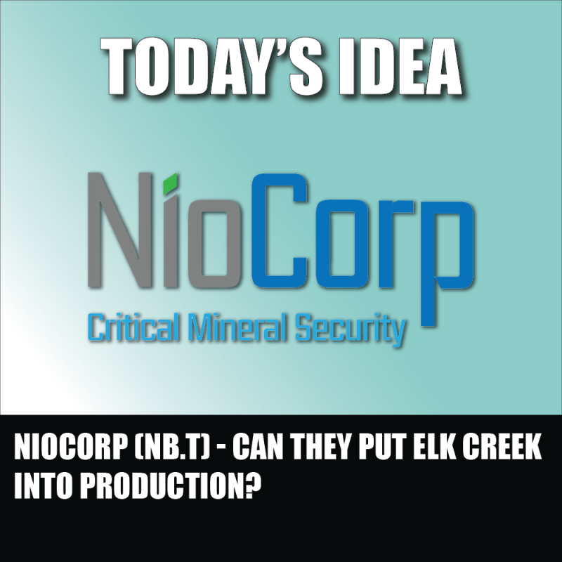Niocorp (NB.T) – Can they put Elk Creek into production?