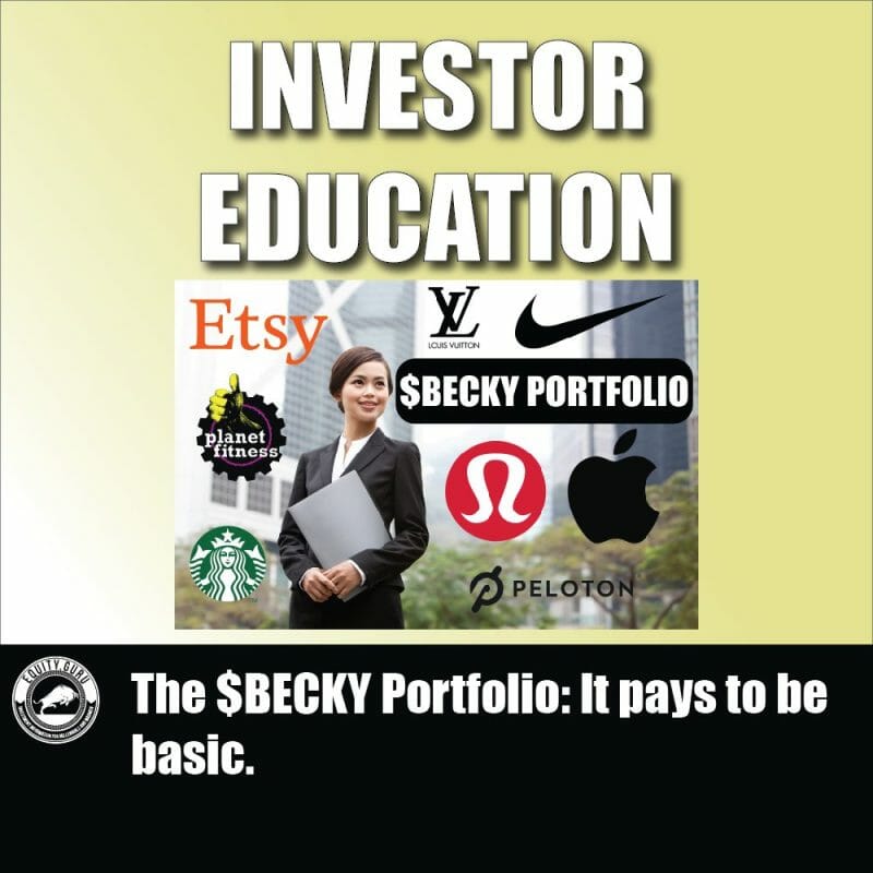 The $BECKY Portfolio: It Pays to be Basic.