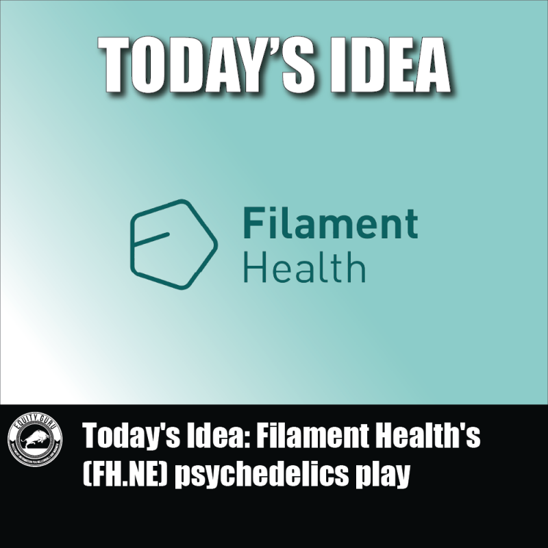 Today’s Idea: Filament Health’s (FH.NE) psychedelics play