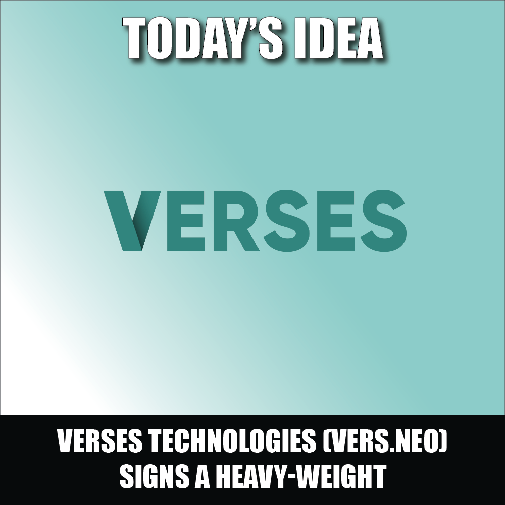 Big plan, bright future: Verses Technologies (VERS.NEO) signs a heavy-weight