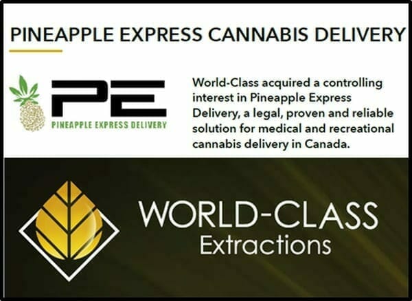 World Class Extractions (PUMP.C) partners with Canopy’s (WEED.T) medical division