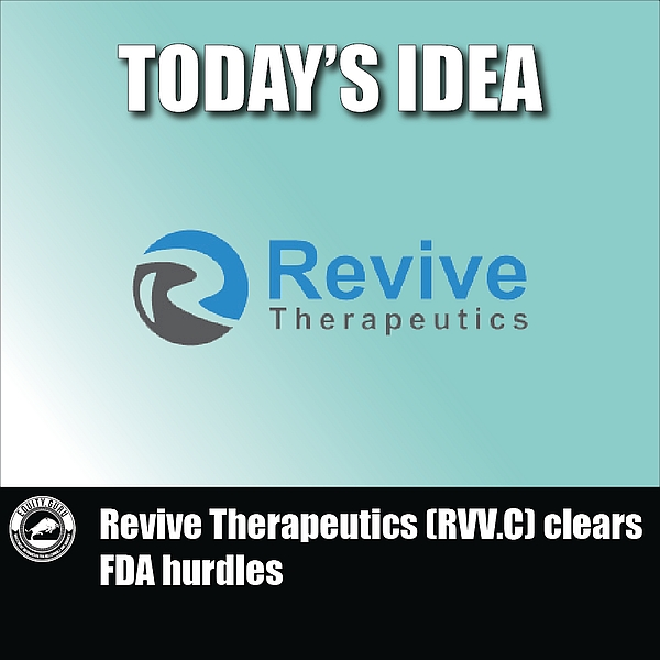 Revive Therapeutics (RVV.C) clears FDA hurdles