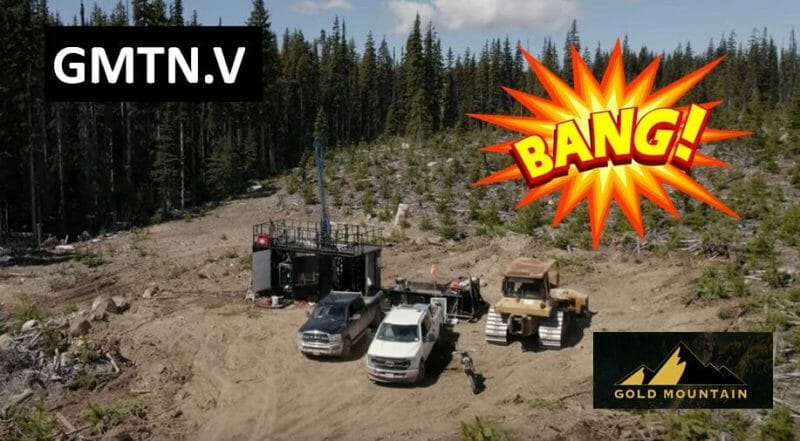 Gold Mountain’s (GMTN.V) phase 2 drill program starts off with a bang