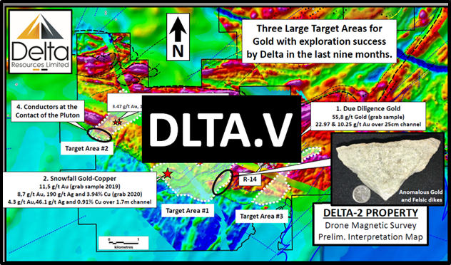 Delta Resources (DLTA.V) launches winter VMS (gold/copper/zinc) drill campaign