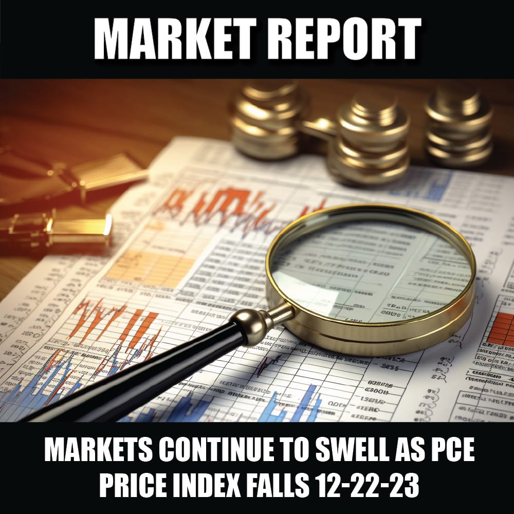 Markets continue to swell as PCE price index falls 12-22-23