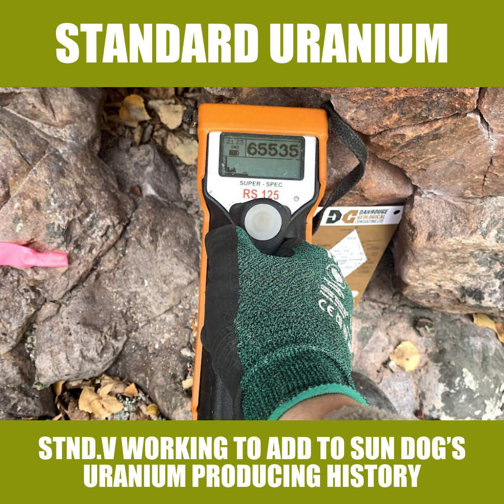 Standard Uranium (STND.V) looks to add to Sun Dog’s uranium history