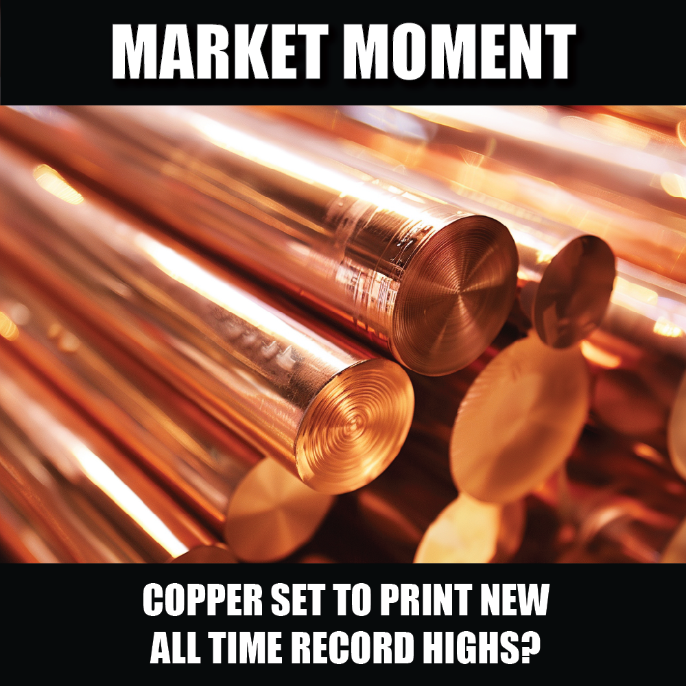 Copper set to print new all time record highs?