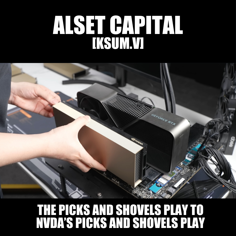 ALSET Capital (KSUM.V) is the picks and shovels play for NVIDIA H100 AI GPUs
