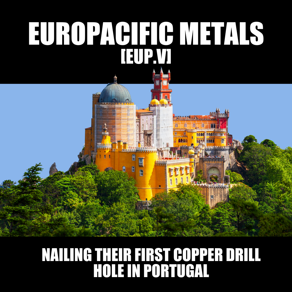 EuroPacific Metals (EUP.V) hits a beauty hole first time out