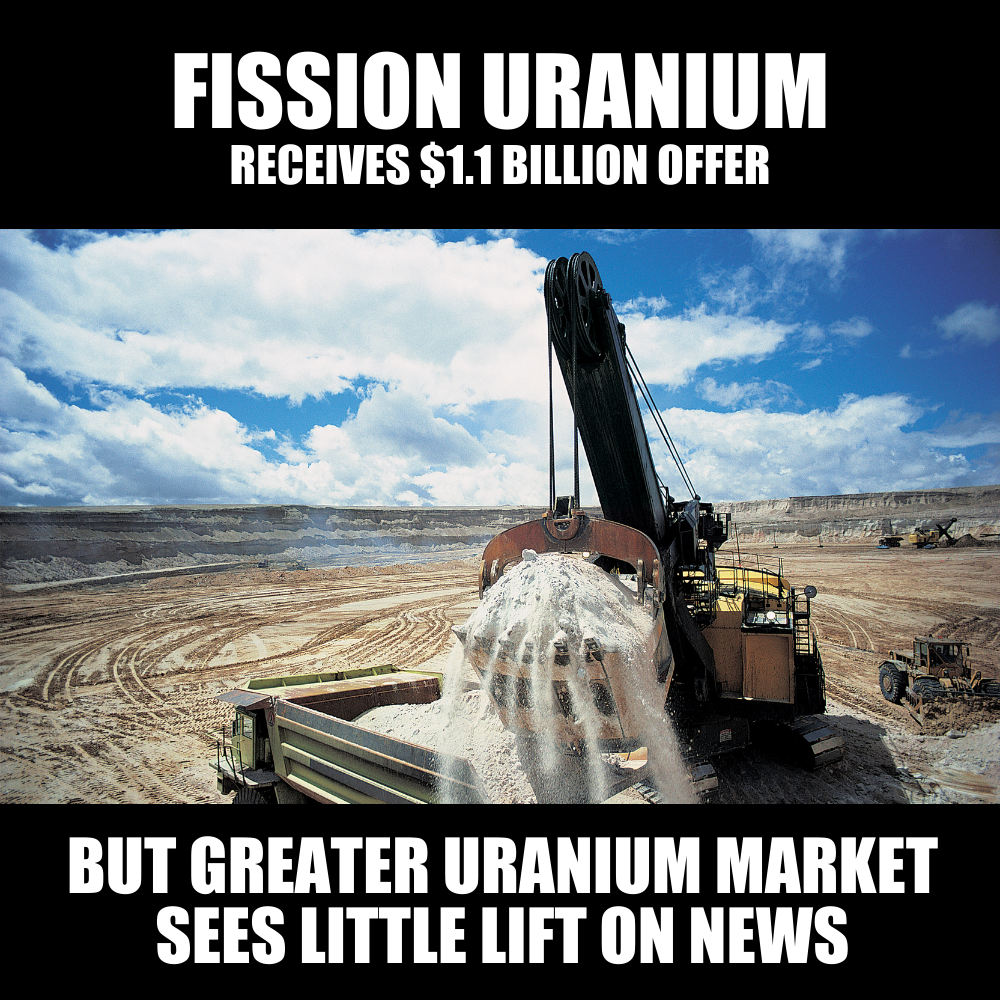 Uranium explorers frustrated as good results/Fission buyout fail to lift all boats