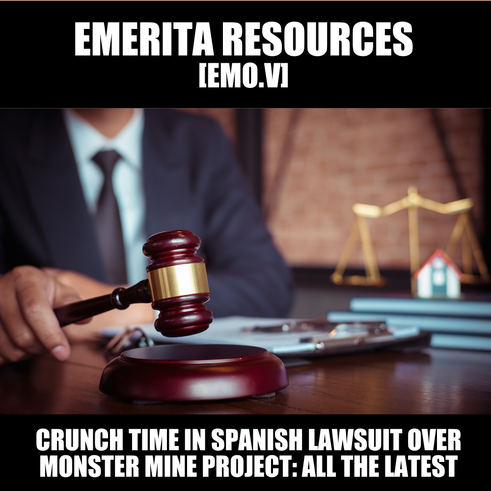 Emerita Resources (EMO.V) vs. the state: A decade-long legal saga nearing its end